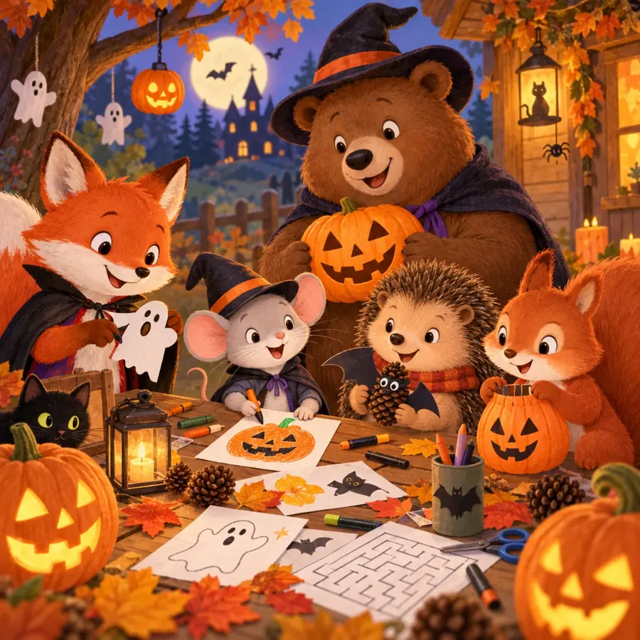 Halloween: Das große Mitmach-Heft