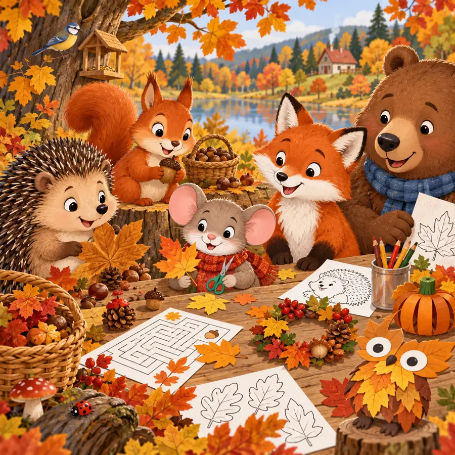 Herbst: Das große Mitmach-Heft
