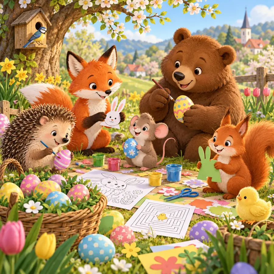 Ostern: Das große Mitmach-Heft