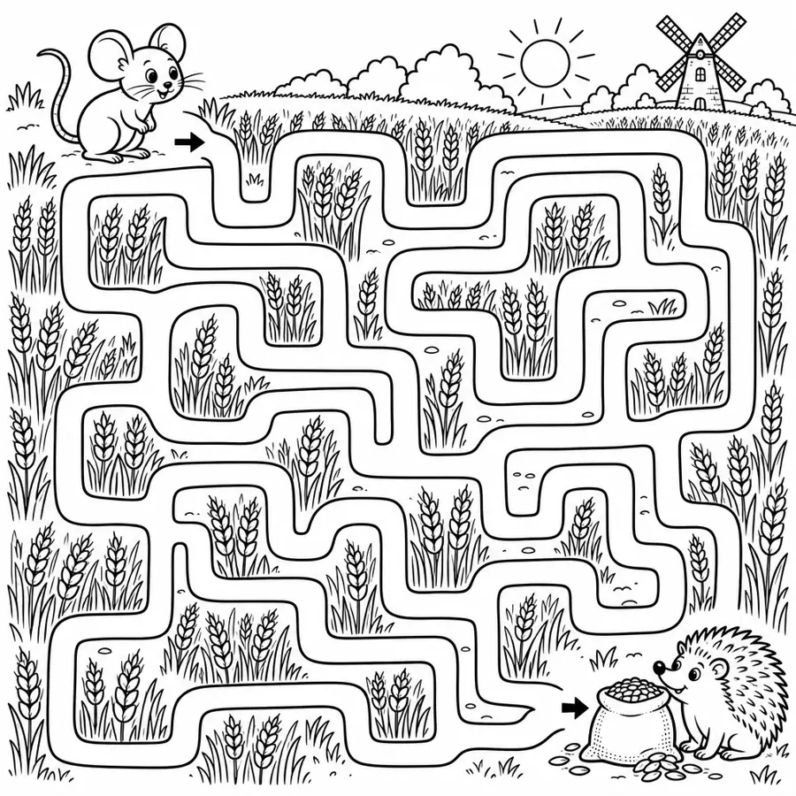 Labyrinth: Der Weg durchs Kornfeld
