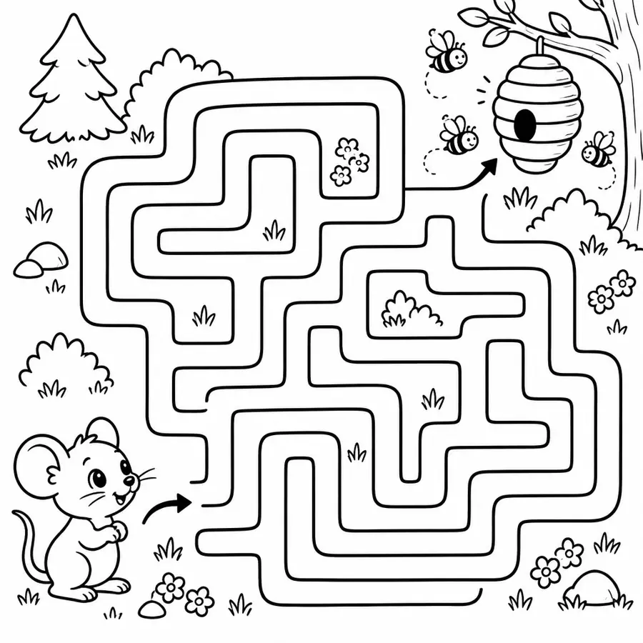 Labyrinth: Der Weg zum Bienenstock
