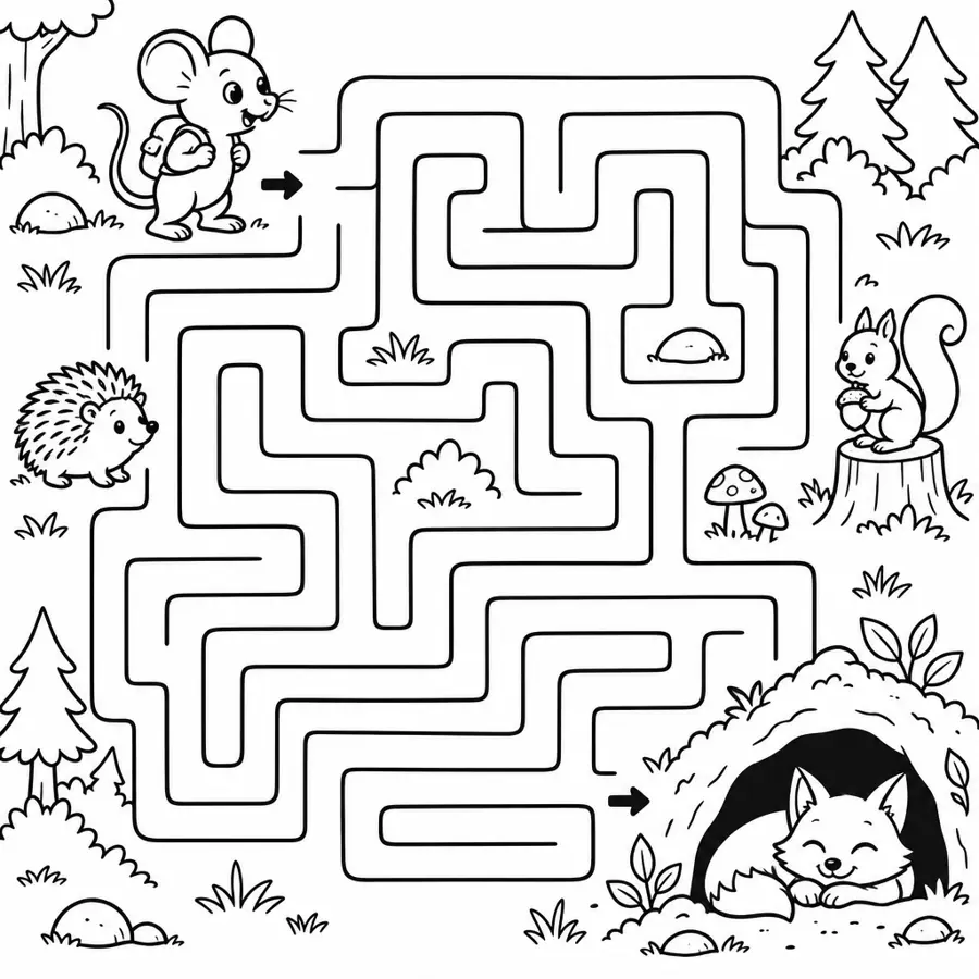 Labyrinth: Fritz und der Fuchsbau